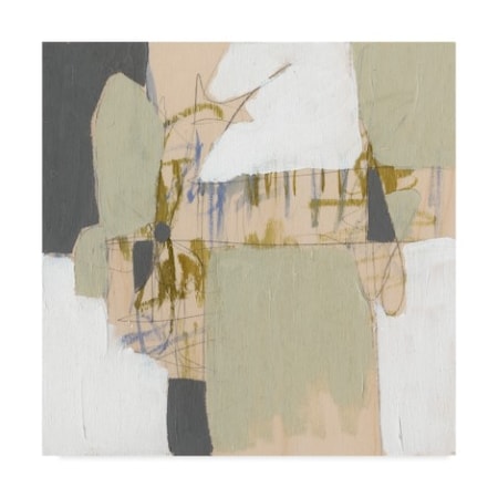 Jennifer Goldberger 'Warm Neutrals I' Canvas Art,24x24